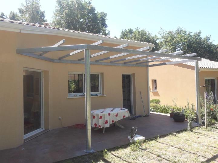 Creation of custom metal pergolas La Tremblade
